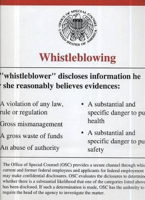 Whistleblowing (Poster) - 