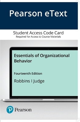 Essentials of Organizational Behavior Plus 2019 Mylab Management with Pearson Etext -- Access Card Package