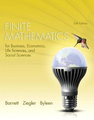 Finite Mathematics for Business, Economics, Life Sciences and Social Sciences Plus New Mylab Math with Pearson Etext -- Access Card Package