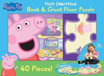 Peppa Pig: First Look and Find Book and Giant Floor Puzzle -  Pi Kids