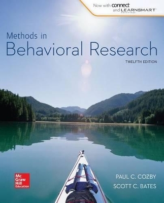 Methods in Behavioral Research with Connect Plus Access Card - Paul Cozby, Scott Bates
