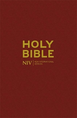 NIV Popular Burgundy Hardback Bible 20 copy pack - New International Version