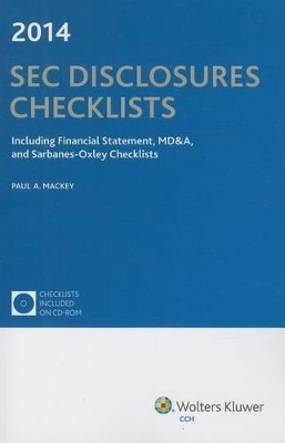 SEC Disclosures Checklists - Paul A Mackey