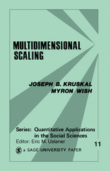 Multidimensional Scaling - Joseph B. Kruskal, Myron Wish