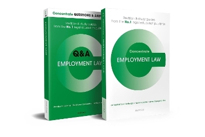Employment Law Revision Concentrate Pack - Michael Jefferson, Roseanne Russell