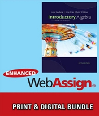 Bundle: Cengage Advantage Books: Introductory Algebra: Everyday Explorations, 5th + Webassign Printed Access Card for Kaseberg/Cripe/Wildman's Introductory Algebra: Everyday Explorations, 5th Edition, Single-Term