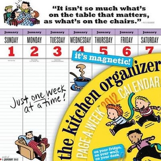 The Kitchen Organizer Page-A-Week Calendar