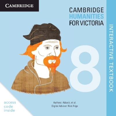 Cambridge Humanities for Victoria 8 Digital Code - Michael Adcock, Adrian De Fanti, Brady Driscoll, Ben Hoban, Samuel Koehne
