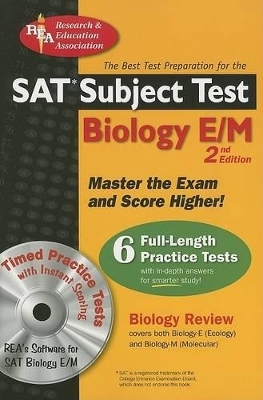 SAT Subject Test Biology E/M - L Gregory,  The Editors of Rea, Thomas Sandusky, Rashmi Diana Sharma