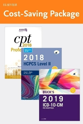 2019 ICD-10-CM Hospital Edition, 2018 HCPCS Professional Edition and AMA 2018 CPT Professional Edition Package