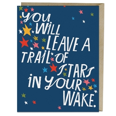 6-Pack Lisa Congdon for Em & Friends Women Trail of Stars Card - 