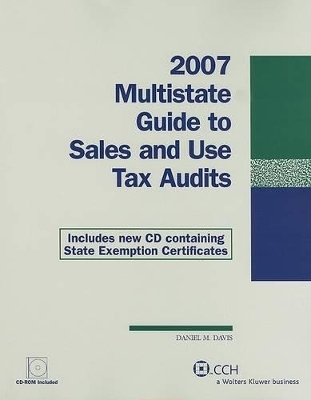 Multistate Guide to Sales and Use Tax Audits - Professor Director of Research Daniel M Davis