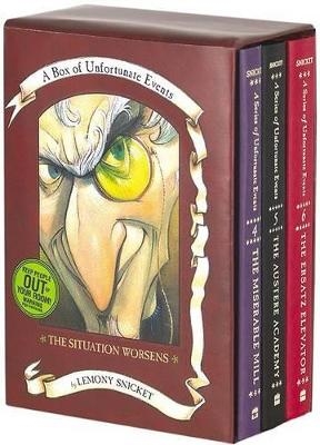 Box of Unfortunate Events Books 4 5 6 - Lemony Snicket