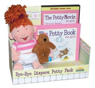 The Potty Book with DVD and Doll Package for Girls