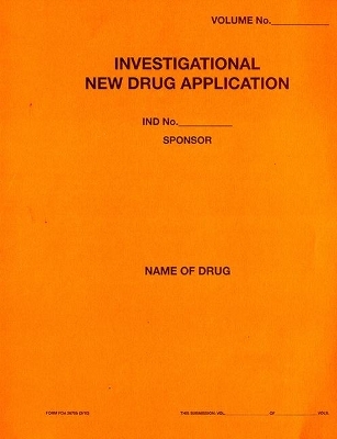Investigational New Drug Application (Orange Paper Folder, Form FDA 2675b (03/10)
