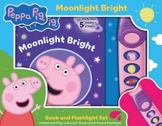 Peppa Pig Moonlight Bright Book 5 Sound Flashlight Set