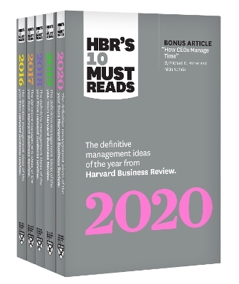 5 Years of Must Reads from HBR: 2020 Edition (5 Books) -  Harvard Business Review, Michael E. Porter, Joan C. Williams, Adam Grant, Marcus Buckingham