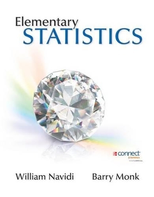 Elementary Statistics with Formula Card and Data CD with Connect Hosted by Aleks Access Card - William Navidi, Barry Monk