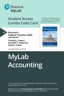 Mylab Accounting with Pearson Etext -- Combo Access Card -- For Pearson's Federal Taxation 2020 Individuals