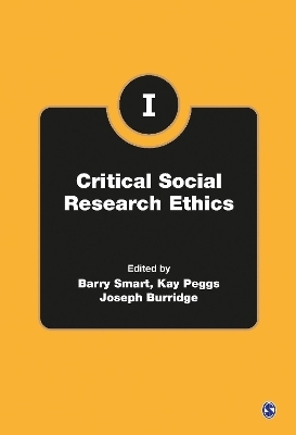 Critical Social Research Ethics, 4v - 