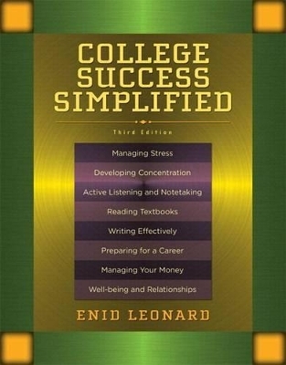 College Success Simplified Plus New Mylab Student Success -- Access Card Package