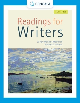 Readings for Writers (with APA 2019 Update Card) - Jo Ray McCuen-Metherell, Anthony Winkler