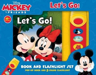 Disney Mickey and Friends: Let's Go! Pop-Up Book and 5-Sound Flashlight Set