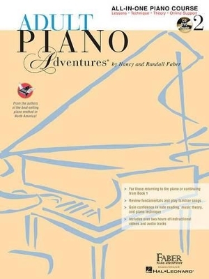 Adult Piano Adventures All-in-One Book 2 + CD
