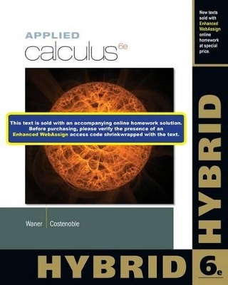 Applied Calculus, Hybrid - Stefan Waner