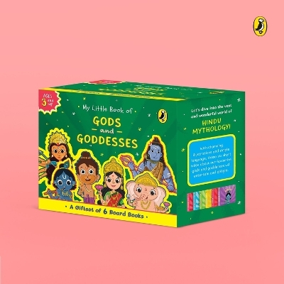 My Little Book of Gods and Goddesses Board Book Set of 6 (Illustrated board books on Hindu mythology: Krishna, Lakshmi, Ganesha, Shiva, Durga, Hanuman; for ages 3+) - Penguin India