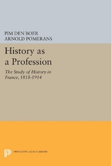 History as a Profession - Pim Den Boer