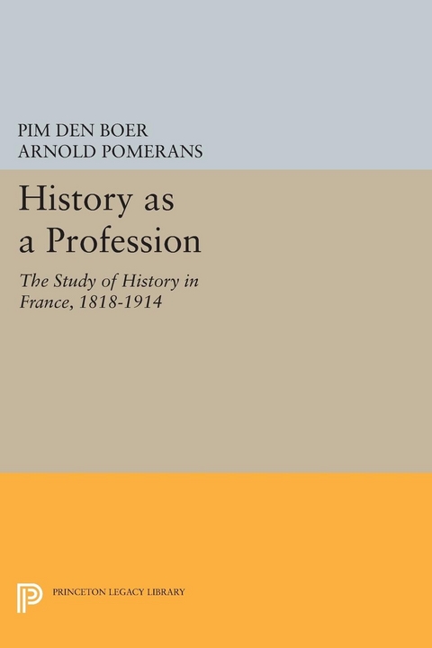 History as a Profession - Pim Den Boer