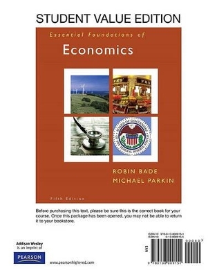 Essentials Foundations of Econmomics - Robin Bade, Michael Parkin