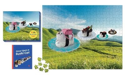Sushi Cats 500-Piece Puzzle - Sam Stall, Tange &amp Peanuts;  Nakimushi