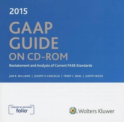 GAAP Guide , 2015 (Standalone CD) - Jan R Williams, Joseph V Carcello, Terry Neal