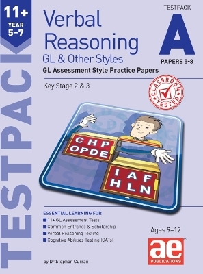 11+ Verbal Reasoning Year 5-7 GL & Other Styles Testpack A Papers 5-8