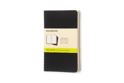 Moleskine Plain Cahier - Black Cover (3 Set) -  Moleskine