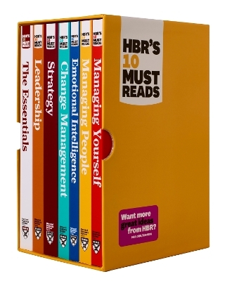 HBR's 10 Must Reads Boxed Set with Bonus Emotional Intelligence (7 Books) (HBR's 10 Must Reads) -  Harvard Business Review, Peter F. Drucker, Clayton M. Christensen, Daniel Goleman, Michael E. Porter