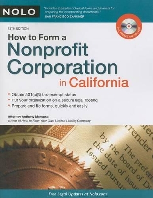 How to Form a Nonprofit Corporation in California - Anthony Mancuso