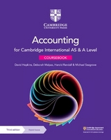 Cambridge International AS & A Level Accounting Coursebook with Digital Access (2 Years) - Hopkins, David; Malpas, Deborah; Randall, Harold; Seagrove, Michael
