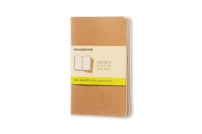 Moleskine Plain Cahier - Kraft Cover (3 Set) -  Moleskine