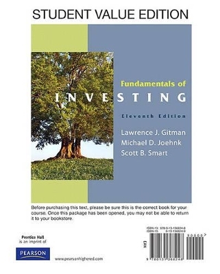 Fundamentals of Investing - Lawrence J Gitman, Michael D Joehnk, Scott Smart