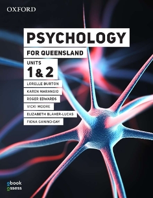 Psychology for Queensland Units 1&2 Student book + obook assess -  BURTON,  Edwards,  Blaher-Lucas,  Marangio,  Moore