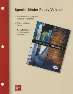 Loose Leaf for Fundamentals of Taxation, 2016 Edition with Taxact CD-ROM - Ana M Cruz