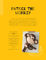 Patrick the Monkey Soft Toy Pattern - Mariska Vos Bolman