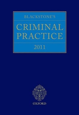 Blackstone's Criminal Practice - Lord Justice Hooper