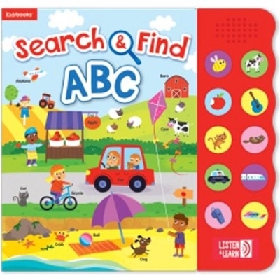 Search & Find 10-Button Sound: ABC [With Battery] -  Kidsbooks Publishing