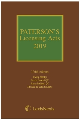 Paterson's Licensing Acts 2019