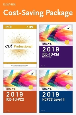 2019 ICD-10-CM Hospital Edition, 2019 ICD-10-PCs Edition, 2019 HCPCS Professional Edition and AMA 2019 CPT Professional Edition Package