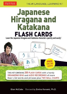 Japanese Hiragana and Katakana Flash Cards Kit - Glen McCabe